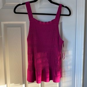 NWT Banana Republic sweater peplum tank